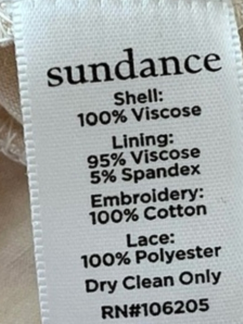 Sundance Cream Lace Tiered Midi Dress - Picture 8 of 11